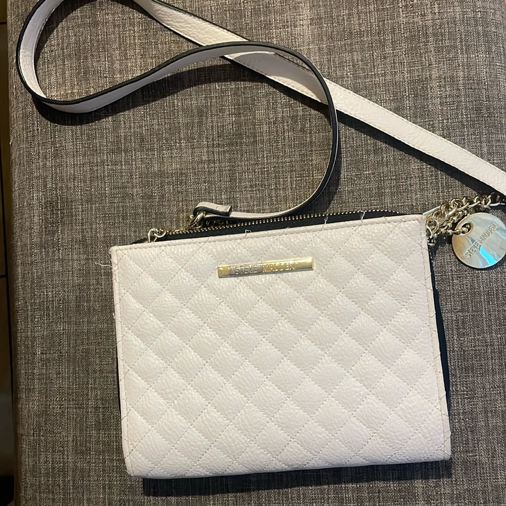 White checkered design
